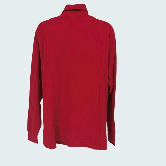 NWOT Lands' End Turtleneck Top Long Sleeve Shirt Womens Plus Size 1X 16W 18W Red - Picture 4 of 7